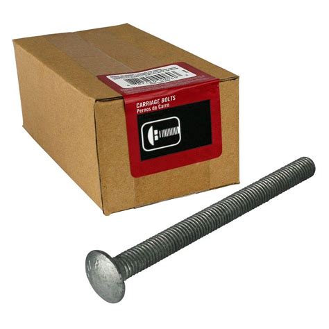 Carriage bolts home depot - 5/16 in. x 3 in. Black Carriage Bolt (3 per Pack) (31) Questions & Answers (16) Hover Image to Zoom. Includes 3 bolts ( $1.80 /bolt) $5.40. Coarse threading offers a secure grip. Features durable and reliable steel construction. Ideal for deck building, fence construction or outdoor furniture.